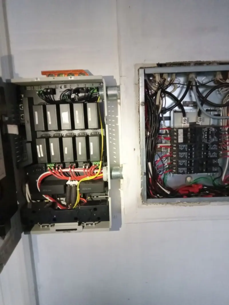 Electrical panel upgrade completed for Security Camera Wiring in Hagerstown